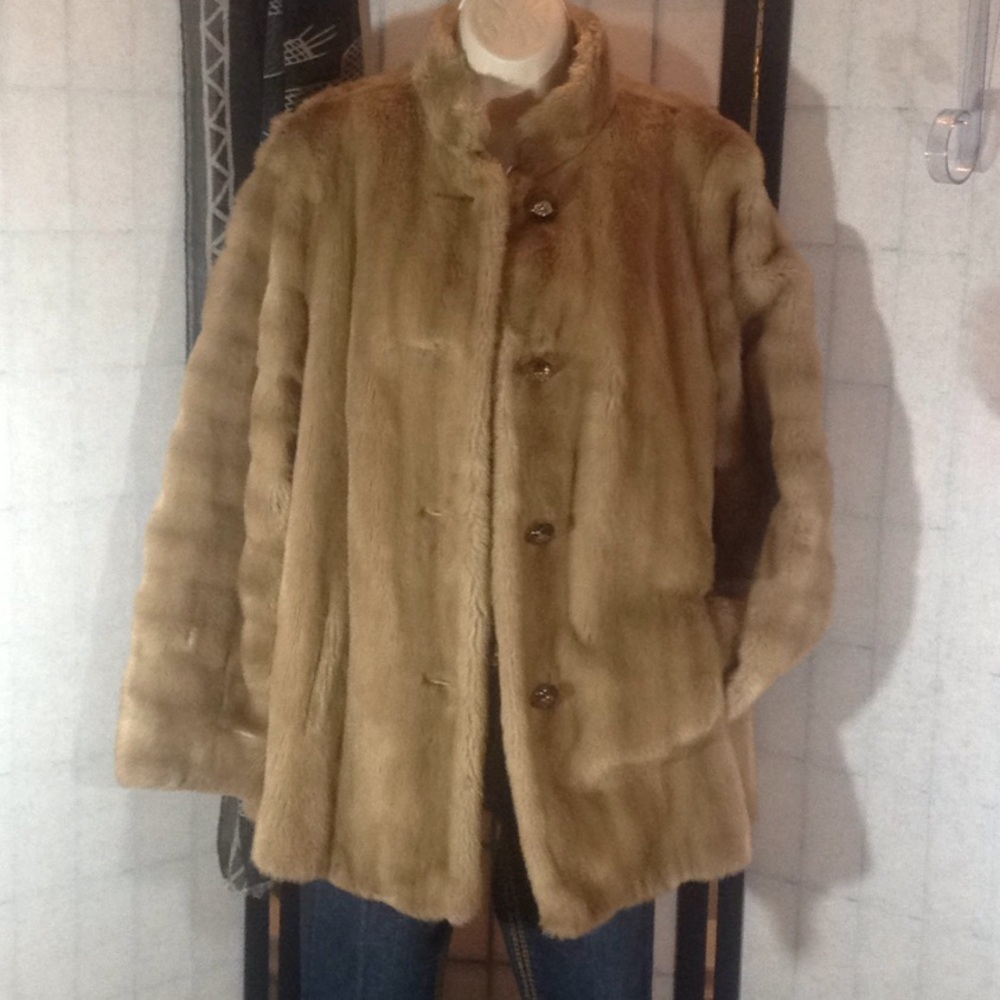 Mincara faux mink jacket